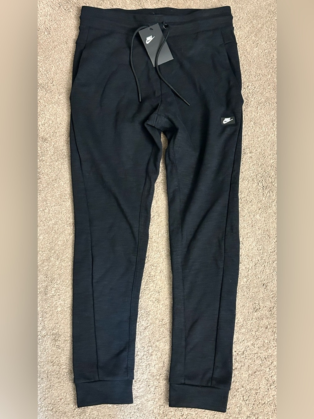 Nike Optic Fleece Jogger Sz Small Black NEW!